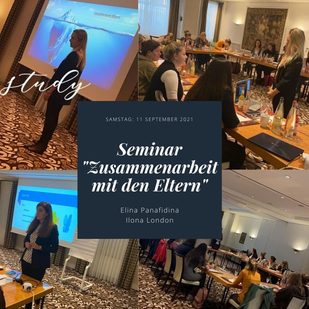 Seminar “Zusammenarbeit mit den Eltern”