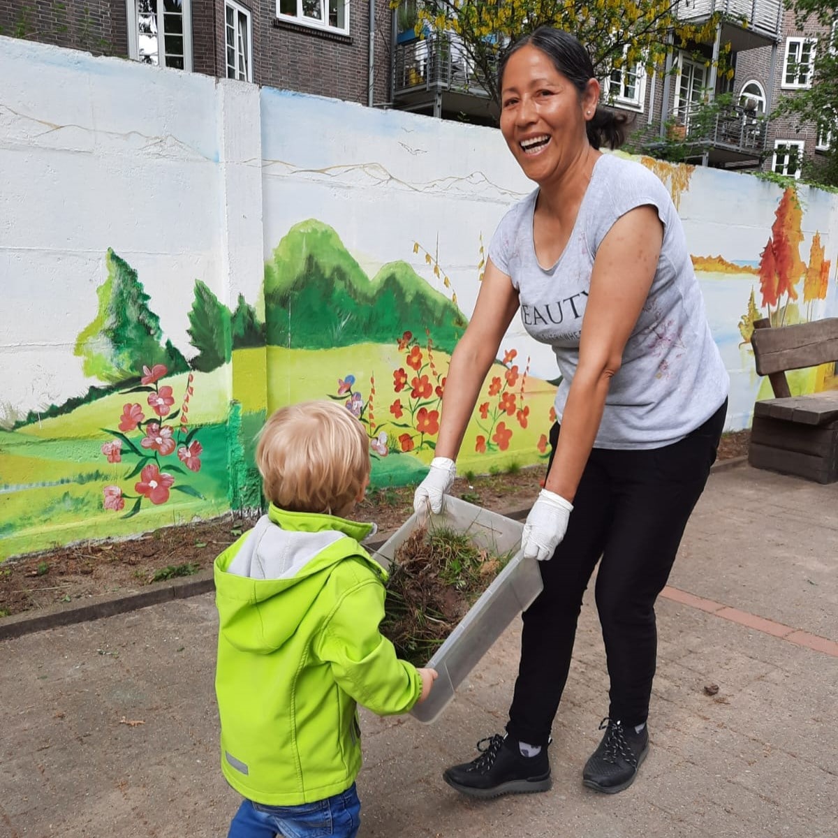 Projekt: Mit den Kindern Natur erleben, weil es immer wieder etwas Neues zu entdecken gibt.